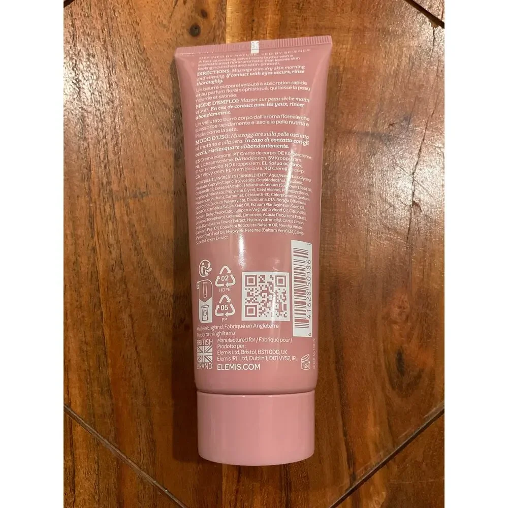 $45| ELEMIS Rose & Mimosa Velvet Body Butter 100 ml / 3.3 fl oz